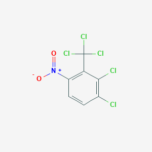molecular formula C7H2Cl5NO2 B6320185 2,3-Dichloro-6-nitro-benzotrichloride CAS No. 337495-05-3