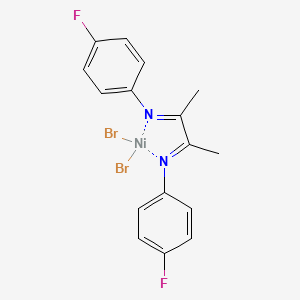 2,3-Bis[(N-4-fluorophenyl)imino]butane-nickel(II)-dibromide