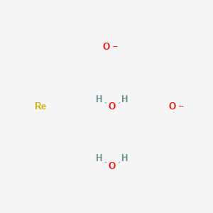 molecular formula H4O4Re-4 B6320224 Rhenium(IV) oxide dihydrate;  99.9% (metals basis) CAS No. 12192-28-8