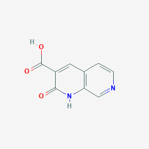 molecular formula C9H6N2O3 B6320248 2-Oxo-1,2-dihydro-1,7-naphthyridine-3-carboxylic acid CAS No. 1456507-52-0