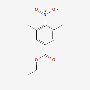 molecular formula C11H13NO4 B6320290 3,5-二甲基-4-硝基苯甲酸乙酯 CAS No. 3095-50-9