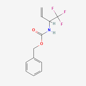 molecular formula C12H12F3NO2 B6320311 Benzyl [1-(trifluoromethyl)allyl]carbamate CAS No. 26208-11-7
