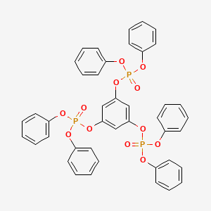 molecular formula C42H33O12P3 B6320335 1,3,5-Benzenetriyl phosphoric acid hexaphenyl ester CAS No. 241489-14-5