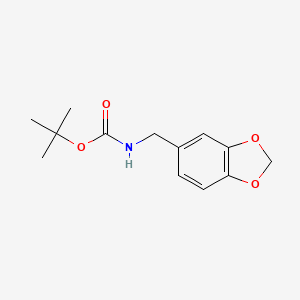 molecular formula C13H17NO4 B6320480 tert-Butyl benzo[d][1,3]dioxol-5-ylmethylcarbamate CAS No. 777946-61-9