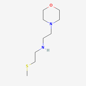 B6320538 2-(Methylthio)-N-(2-morpholinoethyl)ethan-1-amine CAS No. 1342746-15-9