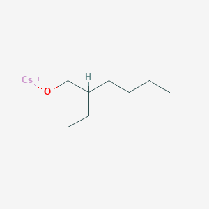 molecular formula C8H17CsO B6320586 Caesium 2-ethylhexoxide, (0.8-1.0M in octane/toluene) CAS No. 259743-14-1