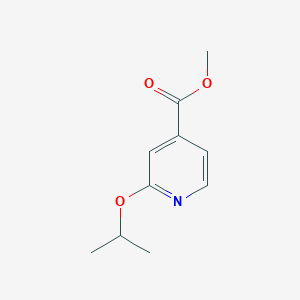 molecular formula C10H13NO3 B6320814 Methyl 2-(propan-2-yloxy)pyridine-4-carboxylate CAS No. 262296-04-8