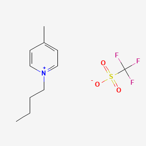 molecular formula C11H16F3NO3S B6320832 1-Butyl-4-methylpyridinium triflate;  99% CAS No. 882172-79-4