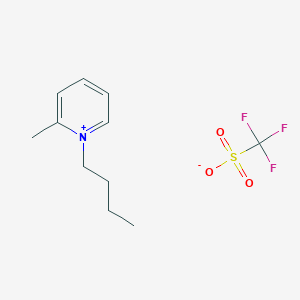 molecular formula C11H16F3NO3S B6320835 1-Butyl-2-methylpyridinium triflate;  99% CAS No. 1770850-20-8