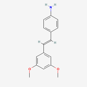 (E)-4-(3,5-Dimethoxystyryl)aniline