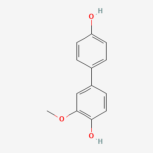 molecular formula C13H12O3 B6320881 4-(4-Hydroxyphenyl)-2-methoxyphenol, 95% CAS No. 60453-06-7