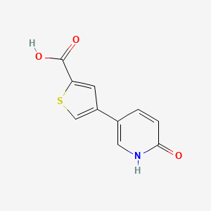 5-(2-Carboxythiophene-4-yl)-2-hydroxypyridine, 95%
