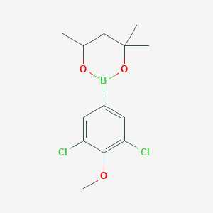 2-(3,5-Dichloro-4-methoxyphenyl)-4,4,6-trimethyl-1,3,2-dioxaborinane