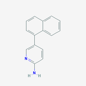 B6321034 5-(Naphthalen-1-yl)pyridin-2-amine, 95% CAS No. 651042-53-4