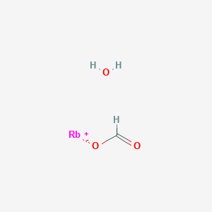 B6321040 Rubidium(1+);formate;hydrate CAS No. 123676-89-1