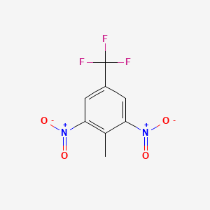 molecular formula C8H5F3N2O4 B6321306 2,6-Dinitro-4-(trifluoromethyl)toluene, 99% CAS No. 955978-78-6