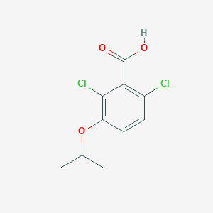molecular formula C10H10Cl2O3 B6321307 2,6-Dichloro-3-isopropoxybenzoic acid CAS No. 160647-17-6