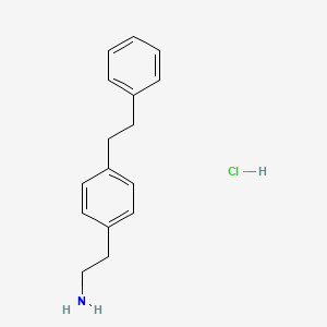 molecular formula C16H20ClN B6321339 2-(4-Phenethyl-phenyl)-ethylamine hydrochloride CAS No. 1081748-47-1