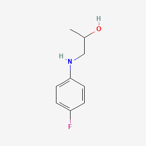 molecular formula C9H12FNO B6321385 1-(4-Fluorophenylamino)-2-propanol CAS No. 166096-11-3