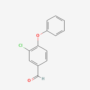 molecular formula C13H9ClO2 B6321402 3-Chloro-4-phenoxybenzaldehyde CAS No. 158771-24-5
