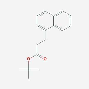 molecular formula C17H20O2 B6321419 3-(1-Naphthyl)-propanoic acid tert-butyl ester CAS No. 119377-33-2