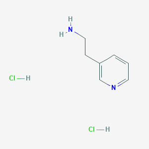 molecular formula C7H12Cl2N2 B6321432 3-Aminoethylpyridine dihydrochloride, 97% CAS No. 90345-16-7