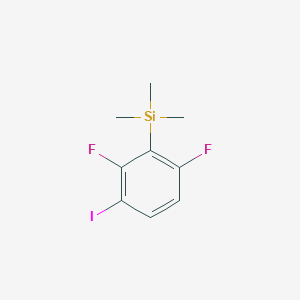 molecular formula C9H11F2ISi B6321445 (2,6-Difluoro-3-iodophenyl)trimethylsilane CAS No. 746630-31-9
