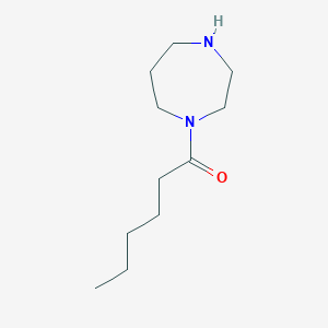molecular formula C11H22N2O B6321465 1-(1,4-Diazepan-1-yl)hexan-1-one CAS No. 1039336-85-0
