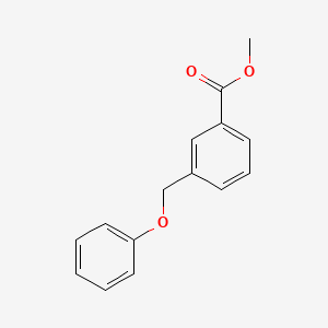 molecular formula C15H14O3 B6321542 Methyl 3-(phenoxymethyl)benzoate CAS No. 124397-35-9