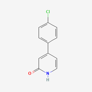 molecular formula C11H8ClNO B6321543 4-(4-Chlorophenyl)-2-hydroxypyridine, 95% CAS No. 1173155-38-8