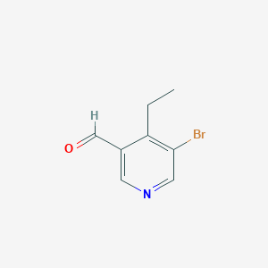 molecular formula C8H8BrNO B6321623 5-溴-4-乙基吡啶-3-甲醛 CAS No. 850892-36-3