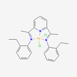 {2,6-Bis[1-(N-2-ethylphenylimino)ethyl]pyridine}-iron(II)-dichloride
