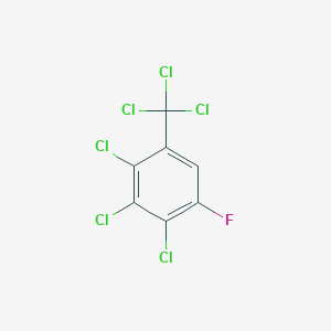 molecular formula C7HCl6F B6321667 5-Fluoro-2,3,4-trichlorobenzotrichloride CAS No. 136364-62-0