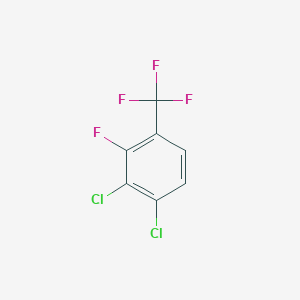 molecular formula C7H2Cl2F4 B6321696 3,4-Dichloro-2-fluorobenzotrifluoride CAS No. 1357626-32-4