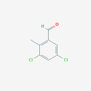 molecular formula C8H6Cl2O B6321707 3,5-Dichloro-2-methylbenzaldehyde CAS No. 1629252-65-8