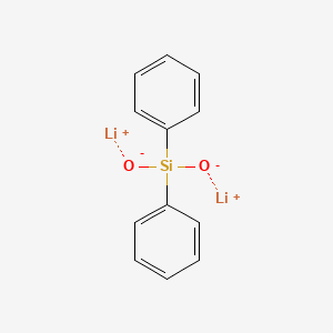 molecular formula C12H10Li2O2Si B6321712 Dilithiodiphenyldisilanonate CAS No. 17574-46-8