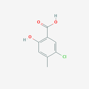 molecular formula C8H7ClO3 B6321717 5-Chloro-2-hydroxy-4-methylbenzoic acid CAS No. 35458-35-6