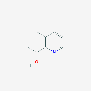 molecular formula C8H11NO B6321743 1-(3-Methylpyridin-2-yl)ethanol;  95% CAS No. 780804-99-1