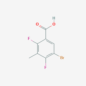 molecular formula C8H5BrF2O2 B6321754 5-Bromo-2,4-difluoro-3-methylbenzoic acid CAS No. 2404734-15-0
