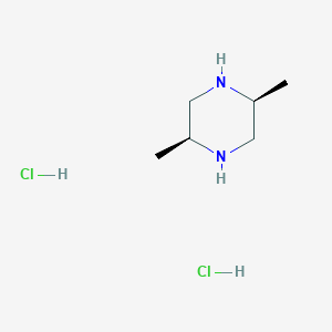 molecular formula C6H16Cl2N2 B6321758 (2S,5S)-2,5-Dimethylpiperazine dihydrochloride CAS No. 325148-85-4
