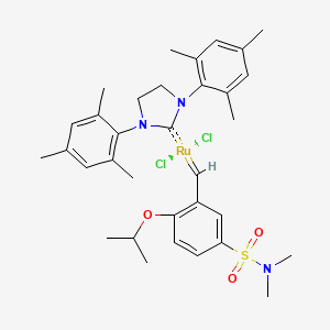 molecular formula C33H43Cl2N3O3RuS B6321759 Zhan Catalyst-1B, 96% CAS No. 918870-76-5