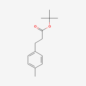 molecular formula C14H20O2 B6321776 3-(4-Methylphenyl)-propanoic acid tert-butyl ester CAS No. 379218-64-1