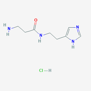 molecular formula C8H15ClN4O B6321872 Carcinine Hydrochloride CAS No. 159329-76-7