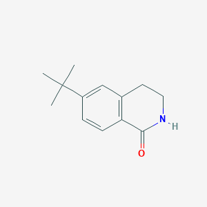 molecular formula C13H17NO B6321984 6-(tert-Butyl)-3,4-dihydroisoquinolin-1(2H)-one CAS No. 1178884-68-8