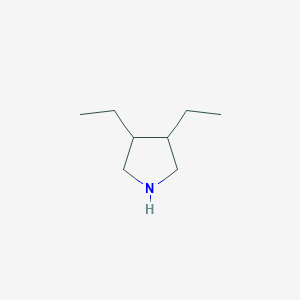 3,4-Diethylpyrrolidine;  98%