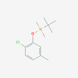 molecular formula C13H21ClOSi B6322096 t-Butyl(2-chloro-5-methylphenoxy)dimethylsilane CAS No. 1025772-31-9