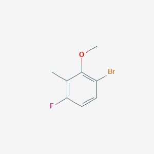 molecular formula C8H8BrFO B6322122 1-Bromo-4-fluoro-2-methoxy-3-methylbenzene CAS No. 1783385-83-0