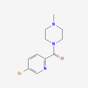 molecular formula C11H14BrN3O B6322131 (5-Bromopyridin-2-yl)(4-methylpiperazin-1-yl)methanone CAS No. 909712-01-2
