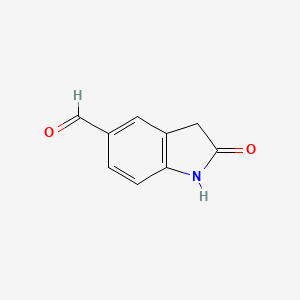 molecular formula C9H7NO2 B6322176 2-Oxo-2,3-dihydro-1H-indole-5-carbaldehyde CAS No. 612487-62-4