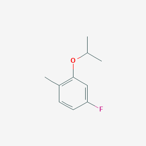 molecular formula C10H13FO B6322201 4-Fluoro-2-isopropoxy-1-methylbenzene CAS No. 1369835-43-7